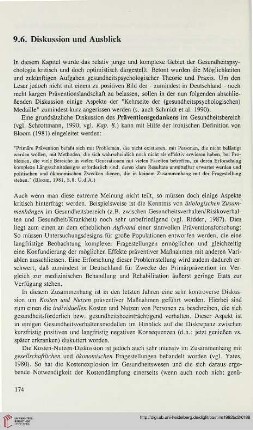 9.6. Diskussion und Ausblick