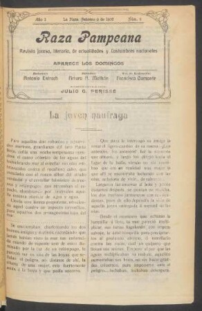 La joven naufraga