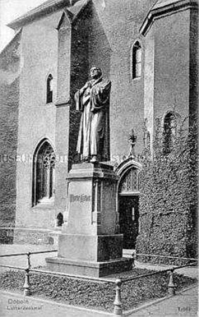 Das Lutherdenkmal in Döbeln