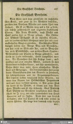 Die Grafschaft Bentheim