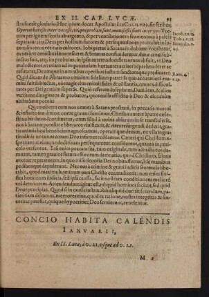 Concio Habita Calendis Ianuarii,