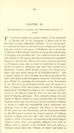 Chapter XI. The beginning of Spanish and Portuguese rivalry in Japan