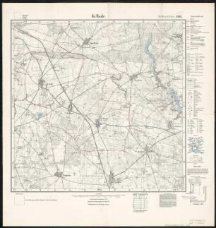 Meßtischblatt 1916 : Gr. Rade, 1923 : Gr. Rade. - Aufn. 1894, bericht. 1923. - 1:25000. - [Berlin]: Reichsamt für Landesaufnahme, 1923. - 1 Kt.