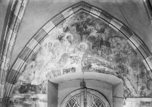Wandmalerei der Nordwand — Feld 18: Einzug Christi in Jerusalem