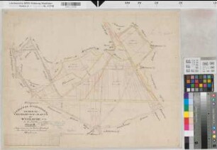 Schöppingen (Schöppingen), Teilung der Wersche und des Ströenfeldes, Bl. 2 Brouillonkarte Wersche
