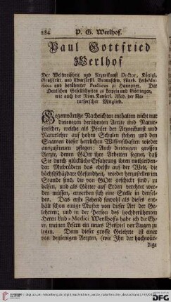 Paul Gottfried Werlhof