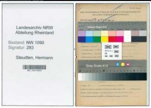Entnazifizierung Hermann Steudten , geb. 29.12.1893 (Fabrikant)