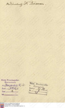 Boeckmann, Friedrich, Dr., Medizinalrat
