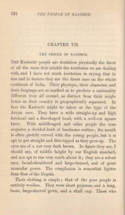 Chapter VII. The people of Kashmir