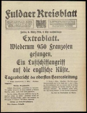 Ausgabe vom Montag, den 06. März 1916.