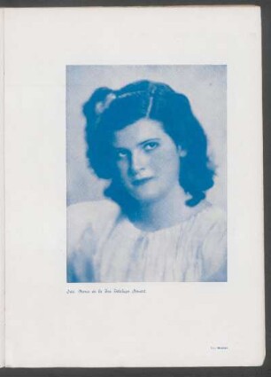 [Fotografía de] Srta. Maria de la Paz Pittaluga Stewart
