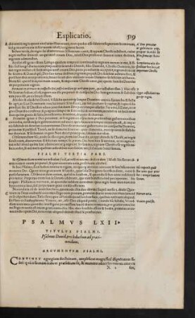 Psalmus LXII.