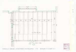 Wohnhaus Lepenies, Berlin-Steglitz Umbau Windfang und Veranda: Aussentreppe Wintergarten: Grundriss 1:10