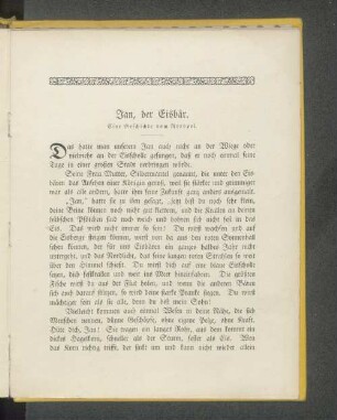 Jan, der Eisbär.