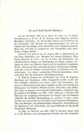 Dr. med. Karl Rudolf Dietlen ✝