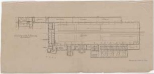 Döllgast, Hans; Bruckmühl (Bayern); Steinindustrie - Lagerhalle (Grundriss)