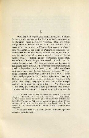 De Platonis epistulis