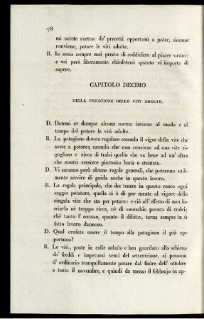 Capitolo Decimo