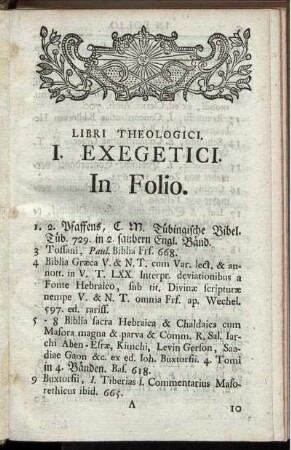 I. Exegetici.
