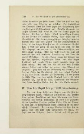 17. Von der Urzeit bis zur Völkerwanderung