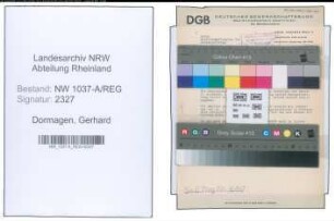 Entnazifizierung Gerhard Dormagen , geb. 00.00.0000 (Wiegemeister)