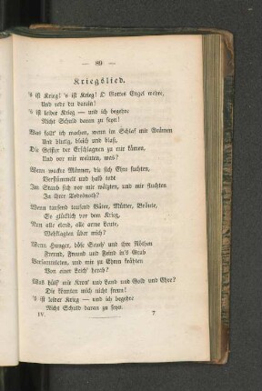 Kriegslied.