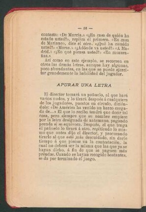 Apurar una letra