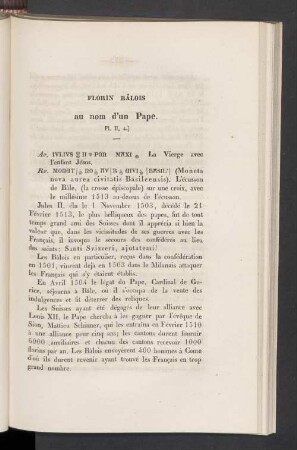 Florin Bâlois an nom d'un Pape