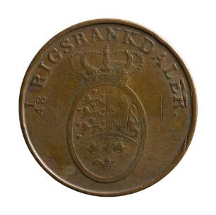 Münze, 2 Skilling, 1818