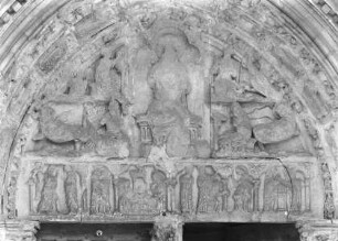Thronender Christus mit Evangelisten