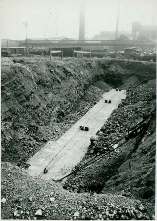 Fundamente Hoerde (Westfalen), Deutschland, 1936