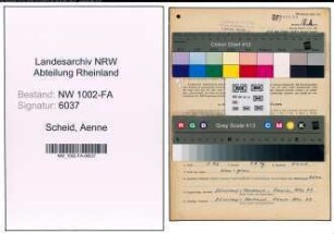 Entnazifizierung Aenne Scheid, geb. 04.02.1902 (Filialleiterin)