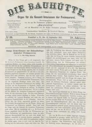 No. 39. Frankfurt a. M., den 25. September 1915. 58. Jahrgang.