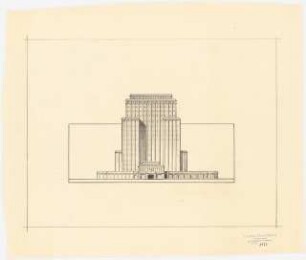Hochhaus am Bahnhof Friedrichstraße, Berlin: Ansicht