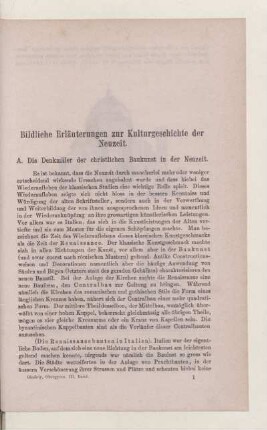 Bildliche Erläuterungen zur Kulturgeschichte der Neuzeit