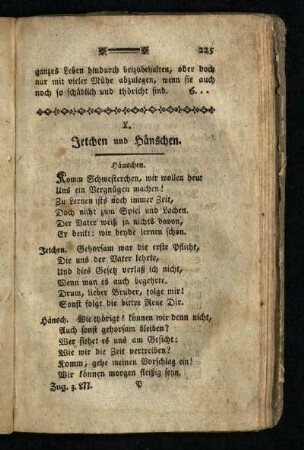 Jetchen und Hänschen