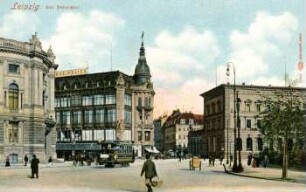 Leipzig: Am Peterstor ; 6. Deutscher Kohlenhändler-Tag Leipzig, 13.-15. Juni 1910