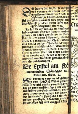 De Epistel am Söuenteinden Söndage na Trinitatis. Ephe. 4. [Euangelion am Söuenteinden Söndage na Trinitatis. Luce. 14.]