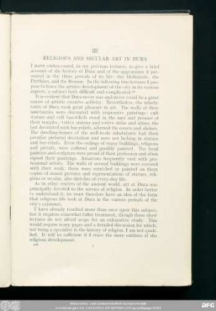 III Religious And Secular Art In Dura