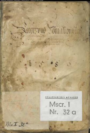 Kopiar der Rezesse und Kommissionen des Bistums Münster unter dem Administrator Johann Wilhelm von Jülich-Kleve