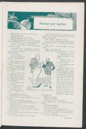 Hablar por hablar