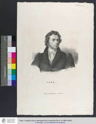 Oken / Gez. v. Krüger ; Lith. v. Oldermann