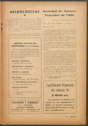 Contribución Voluntaria del número 50