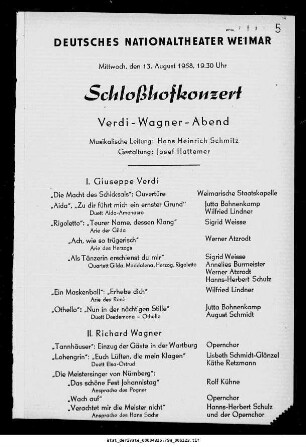 Schloßhofkonzert Verdi-Wagner-Abend