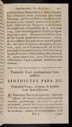 425-435, Si Fraternitas Tua secum reputabit, quot ...