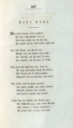 Lebe wohl