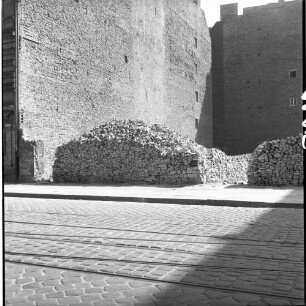 Negativ: Trümmer, Koburger Straße 3, 1953