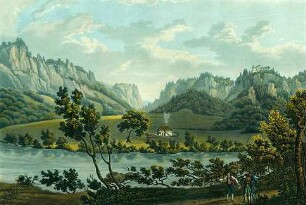 Ansicht des Schlosses Wildenstein - Vue du Château de Wildenstein