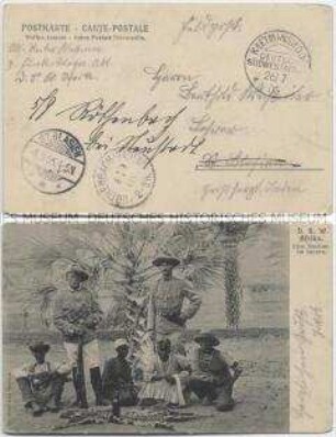 Offizier und Soldat der Schutztruppe für Deutsch-Südwestafrika