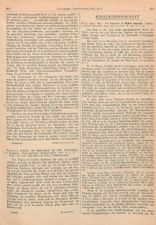 262-265 [Rezension] Barr, James, The semantics of biblical language
